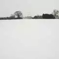 A thick covering of snow on the side field, Beast From The East Two - The Sequel, Brome, Suffolk - 8th February 2021