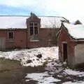 The derelict infants' school in Diss, Derelict Infants School and Ice Sculptures, Diss and Palgrave, Norfolk and Suffolk - 13th February 2021