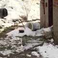 An abandoned toilet bowl, Derelict Infants School and Ice Sculptures, Diss and Palgrave, Norfolk and Suffolk - 13th February 2021