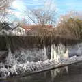 The ice sculpture on Denmark Hill, Derelict Infants School and Ice Sculptures, Diss and Palgrave, Norfolk and Suffolk - 13th February 2021