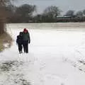 Harry and Isobel, Derelict Infants School and Ice Sculptures, Diss and Palgrave, Norfolk and Suffolk - 13th February 2021