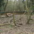 The car surrounded by a circular wall, The Old Sewage Works, The Avenue, Brome, Suffolk - 20th February 2021