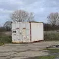 An abandoned container rusts away, Another Walk on Eye Airfield, Eye, Suffolk - 14th March 2021