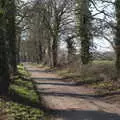 The road to Thornham Parva, A Vaccine Postcard from Harleston, Norfolk - 22nd March 2021