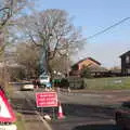 Some tree surgery is occuring near Bellands Way, A Vaccine Postcard from Harleston, Norfolk - 22nd March 2021