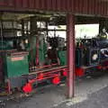 Bressingham has a new engine, still in cling film, A Return to Bressingham Steam and Gardens, Bressingham, Norfolk - 28th March 2021