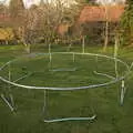 The frame is built, A Trip to Dunwich Beach, Dunwich, Suffolk - 2nd April 2021