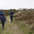 Back on the heath near the cliff top, A Trip to Dunwich Beach, Dunwich, Suffolk - 2nd April 2021