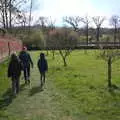 We walk around the walled garden, A Return to Ickworth House, Horringer, Suffolk - 11th April 2021