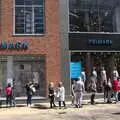 Queueing for Primark, as featured on the news, The Death of Debenhams, Rampant Horse Street, Norwich, Norfolk - 17th April 2021