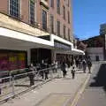 Debenhams on Rampant Horse Street, The Death of Debenhams, Rampant Horse Street, Norwich, Norfolk - 17th April 2021