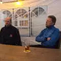 Paul and Gaz, BSCC Beer Garden Hypothermia, Hoxne and Brome, Suffolk - 22nd April 2021