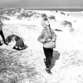 Harry hauls a load of sand around, A Chilly Trip to the Beach, Southwold Harbour, Suffolk - 2nd May 2021