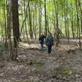 Fred and Isobel in the woods, A Vaccination Afternoon, Swaffham, Norfolk - 9th May 2021