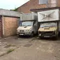 A pair of very derelict vans, A Vaccination Afternoon, Swaffham, Norfolk - 9th May 2021