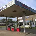 The derelict Mill House garage, A Vaccination Afternoon, Swaffham, Norfolk - 9th May 2021