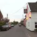 The King's Head, and the road to Needham, The BSCC at the King's Head, Brockdish, Norfolk - 13th May 2021