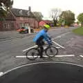 Gaz spins around the island as we wait for Paul, The BSCC at the Ampersand Tap, Sawmills Road, Diss, Norfolk - 20th May 2021