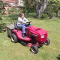 Fred on the lawnmower, Garden Centres, and Hamish Visits, Brome, Suffolk - 28th May 2021