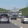 There's plenty of traffic on the M25, A Trip to Grandma J's, Spreyton, Devon - 2nd June 2021