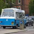 A 1989 ice cream van drives away, A Weekend at the Angel Hotel, Bury St. Edmunds, Suffolk - 5th June 2021