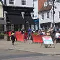 Fred wanders back with a milkshake, A Weekend at the Angel Hotel, Bury St. Edmunds, Suffolk - 5th June 2021