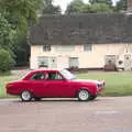 A nice Mark 1 Escort drives off, A BSCC Ride to Pulham Market, Norfolk - 17th June 2021