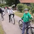 Fred waits as the riders assemble, Suze-fest, Braisworth, Suffolk - 19th June 2021