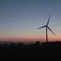 There's a nice sunset over the airfield, Hares, Tortoises and Station 119, Eye, Suffolk - 19th July 2021