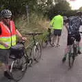 We head off back from Gissing, The BSCC at The Crown, Gissing, Norfolk - 22nd July 2021