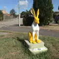 A yellow hare on Millfield in Eye, Meg-fest, and Sean Visits, Bressingham and Brome, Suffolk - 1st August 2021
