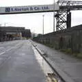 Regent Road in Liverpool's derelict docks, Pork Pies and Dockside Dereliction, Melton Mowbray and Liverpool - 7th August 2021