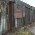 An ancient sign for a Stevedoring business, Pork Pies and Dockside Dereliction, Melton Mowbray and Liverpool - 7th August 2021