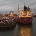 The stern of a tanker, Pork Pies and Dockside Dereliction, Melton Mowbray and Liverpool - 7th August 2021