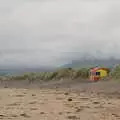 The empty lifeguard hut on Streedagh beach, Pints of Guinness and Streedagh Beach, Grange and Sligo, Ireland - 9th August 2021