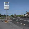 euroShell sign on the Wild Atlantic Way road, A Trip to Manorhamilton, County Leitrim, Ireland - 11th August 2021