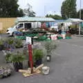 A flower and plant stall, Manorhamilton and the Street Art of Dún Laoghaire, Ireland - 15th August 2021