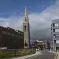 Another view of St. Patrick's spire from Marine Walk, Manorhamilton and the Street Art of Dún Laoghaire, Ireland - 15th August 2021