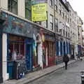 Painted shops on Fownes Street Upper, A Trip to Noddy's, and Dublin City Centre, Wicklow and Dublin, Ireland - 16th August 2021