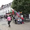 A balloon seller on Gentleman's Walk, Dippy and the City Dinosaur Trail, Norwich, Norfolk - 19th August 2021