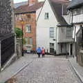 On Elm Hill, Dippy and the City Dinosaur Trail, Norwich, Norfolk - 19th August 2021