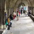 We're back in the cloisters, Dippy and the City Dinosaur Trail, Norwich, Norfolk - 19th August 2021