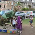 There's a Sherlock Holmes dino in the close, Dippy and the City Dinosaur Trail, Norwich, Norfolk - 19th August 2021