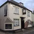 The Dickleburgh Crown, with missing render, The BSCC at The Crown, Dickleburgh, Norfolk - 19th August 2021