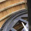 Inside the restored windmill cap, An Open Day at the Windmill, Billingford, Norfolk - 21st August 2021