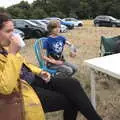 We stop for a drink, An Open Day at the Windmill, Billingford, Norfolk - 21st August 2021