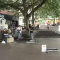 There's a band playing on the Haymarket, Head Out Not Home: A Music Day, Norwich, Norfolk - 22nd August 2021