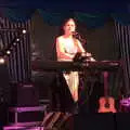 Emma O'Reilly plays keyboards, Maui Waui Festival, Hill Farm, Gressenhall, Norfolk - 28th August 2021