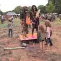 Some children ask if there's any more, Maui Waui Festival, Hill Farm, Gressenhall, Norfolk - 28th August 2021