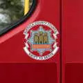 Suffolk County Council's fire service logo, The Brome and Oakley Fête, Oakley Hall, Suffolk - 19th September 2021